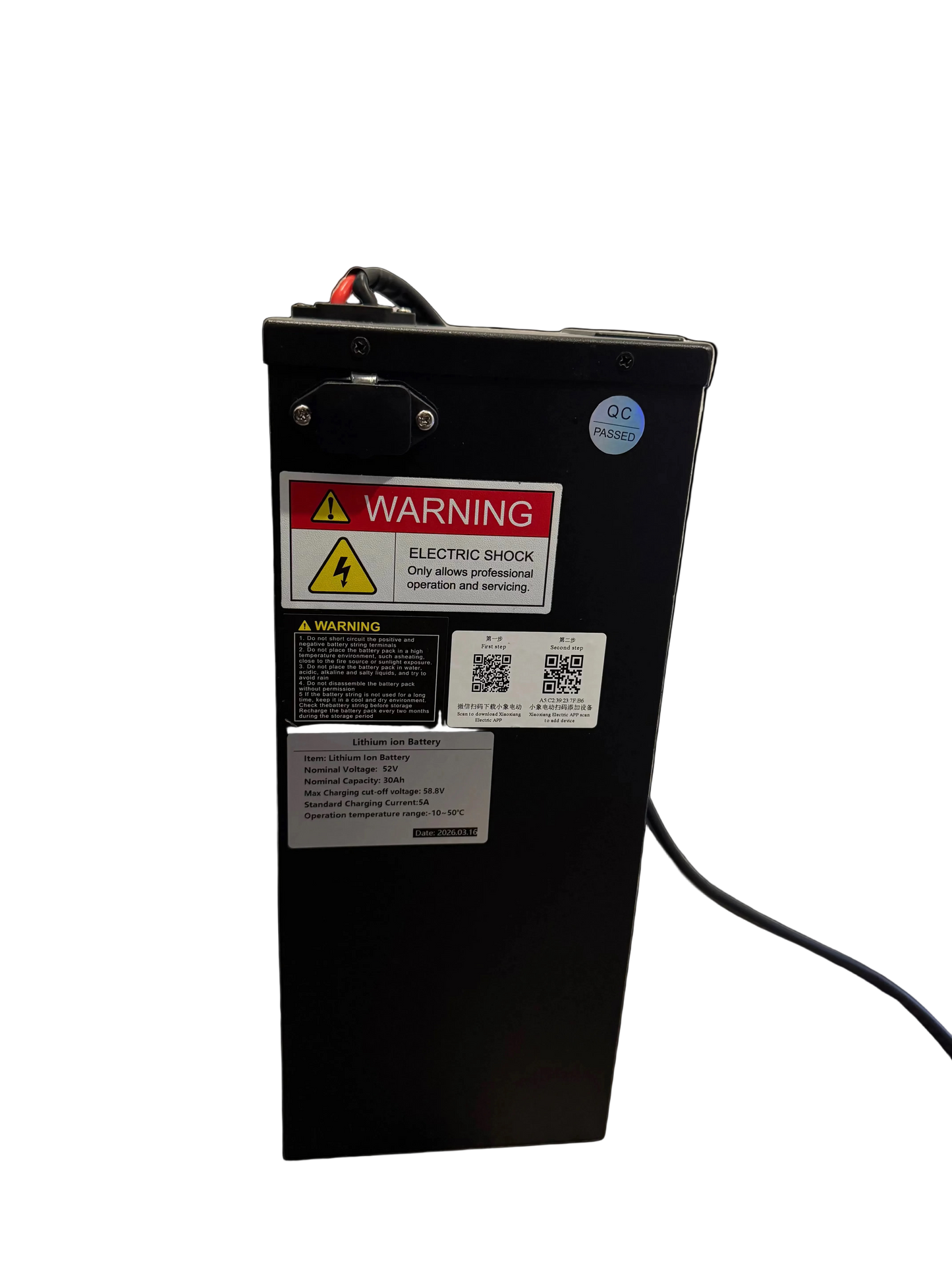 52V 30AH Upgraded Ridstar Battery(limited daily quantity)